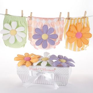 Kate Aspen Bunch O’Bloomers 3 Bloomers for Blooming Baby Shower Gift 