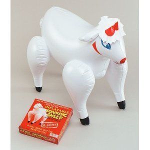 Inflatable Sheep Blow Up Doll Stag do Hen Nights Fancy Dress Accessory 