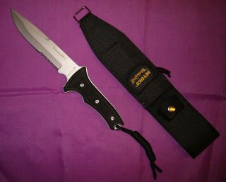 Meyerco® Blackie Collins Tactical Survival Knife with Nylon Sheath 
