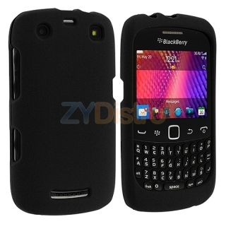 Black Hard Case Cover Accessory for Blackberry Curve 9350 9360 9370 