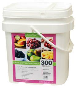 300 Serv Tropical Freeze Dried Fruit 6 Variety Camping Survival 