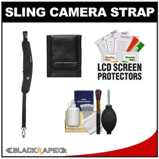 BlackRapid RS 7 Sling Camera Strap w Ergonomic Curved Design Kit Black 