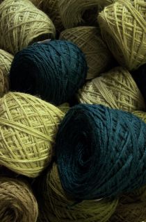 Paternayan Persian Balls Greens Needlepoint Crewel Tapestry Knitting 
