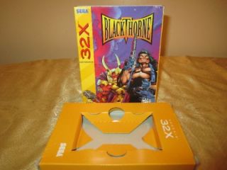   Sega Genesis 32X Box and Insert Only RARE Interplay Blackthorne