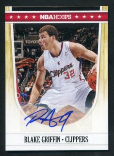 2012 Panini NBA Hoops Blake Griffin Auto ~ Certified Autograph ~ SSP!