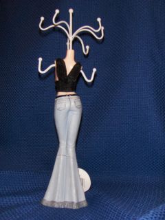 Jewelry Holder Stand Mannequin Necklace Earring Bracelet Jeans Doll 