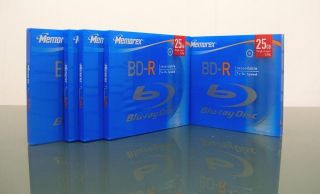 Memorex 5 +1 Pack Blu Ray Blank Discs 4X 25GB BD R SEALED NEW