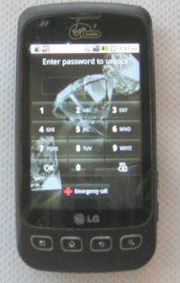 LG Optimus V VM670 Black Virgin Mobile Smartphone