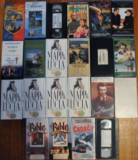 22 LOT OF VHS USED NEW BLANK TAPES
