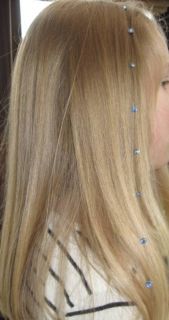 Swarovski Crystal Diamonds Hair Bling Extensions Hair Accessories 3 