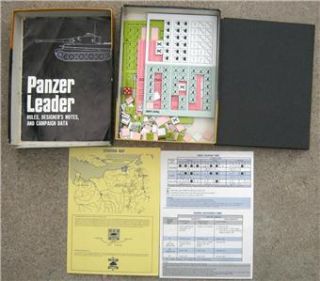 Panzer Blitz 2 copies Panzer Leader Avalon Hill Games WW II Armored 
