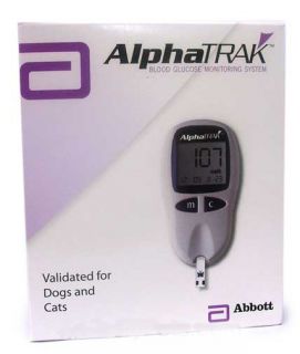 Alphatrack Blood Glucose Monitoring System Meter