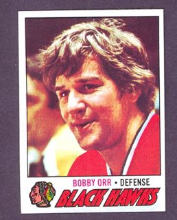 1977 Topps 251 Bobby Orr Blackhawks NM MT