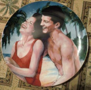 Fun in The Sun Frankie Annette Series Collector Plate