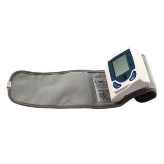Digital LCD Wrist arm cuff Blood Pressure Monitor Heart Beat Meter 