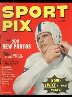 SPORT PIX MAG 2/1949 BOB CHAPPIS COVR FOOTBALL NCAA NFL VF
