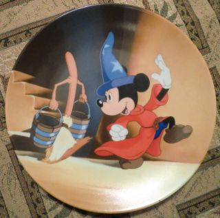  The Mischievous Apprentice Disney Fantasia Plate