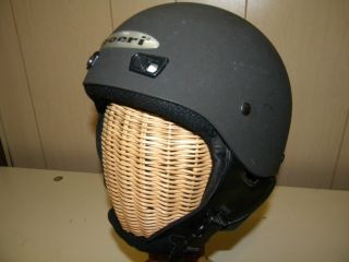 Boeri Axis Rage Snowboard Ski Helmet Black Ghost Adult Size s Small 