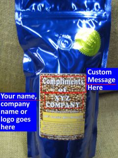 10 Jamaica Jamaican Blue Mountain Coffee Custom Label