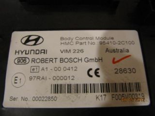 03 08 Hyundai Tiburon BCM Body Control Module 95410 2C100
