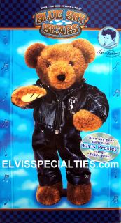 Elvis Presley Blue Sky Dancing Singing Bear