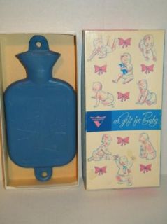 Vintage Baby Hot Water Bottle Blue Viceroy Canada