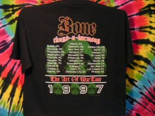 Bone Thugs N Harmony Art of War 97 Tour Shirt XXL 2X