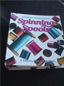 1991 Georgia Bonesteels Spinning Spools Quilting Patterns w Templates 