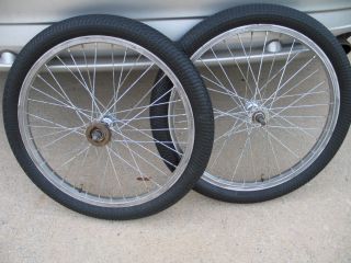 1996 ARAYA VP 20 BMX rims JT joytech Hubs freewheel chrome tires