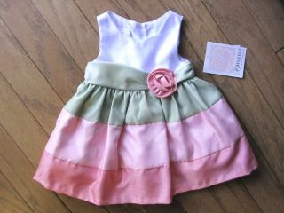 infant girls bonnie baby pink dress size 24 months