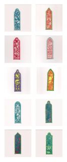 FSL Butterflies Bookmarks Machine Embroidery Designs