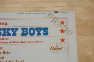   Presenting Blue Sky Boys Bill Earl Bolick Vinyl Record Unopened