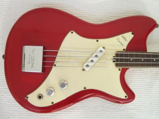   Vox Panther Bass Model V236 Bright Red Patent Pending Original