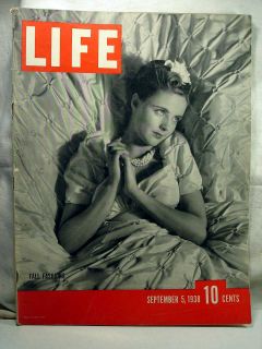 Life Mag Sept 5 1938 Fall Fashions Bobby Riggs Tennis