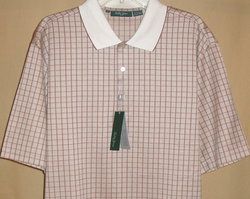 Bobby Jones Short Sleeve Luxury Cotton Golf Polo XL Ivory