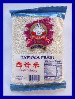 Buddha Brand Thai Mini White Tapioca Pearls US Seller