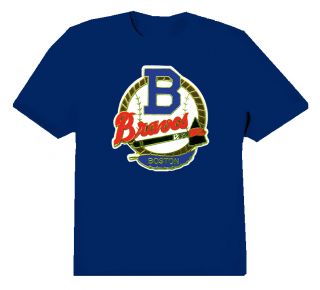 Boston Braves Baseball Retro T Shirt