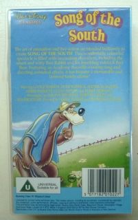 Disney Song of The South Uncut Version VHS