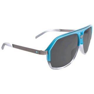 Spy Bodega Sunglasses Light Blue Clear Chrome Grey New