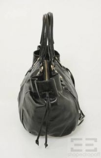 Botkier Black Leather James Tote Bag
