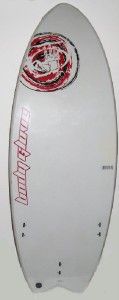 New Body Glove Surfboard Black Ball Soft Top White Surfing Board Wave 