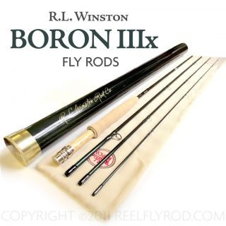 New Winston Boron IIIX 590 4 5wt Fly Rod Free WW Shipping