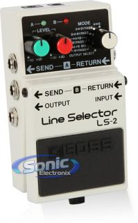 Boss LS 2 Guitar Line Selector Power Supply Stomp Pedal