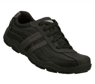 Skechers Mens Relaxed Fit Bolland Monitor Lace Up Shoes Black 