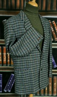 RARE Vintage Hugo Boss Check Tweed Jacket 46 L
