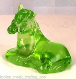 Fenton 4 Foal Horse Figurine Colorful Life Collection