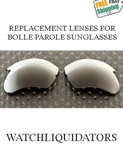 Replacement Lenses for Bolle Parole Sunglasses in Dark Smoke Polorized 