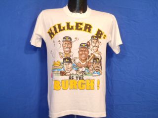   PITTSBURGH PIRATES KILLER BS BURGH BONILLA BONDS 1988 t shirt MEDIUM M