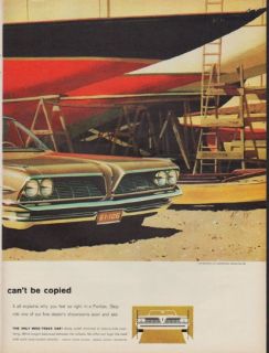 Vintage 1961 Pontiac Bonneville Ad look that cant be copied