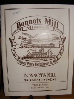 RARE Vintage Bonnots Mill Missouri History Book 1993